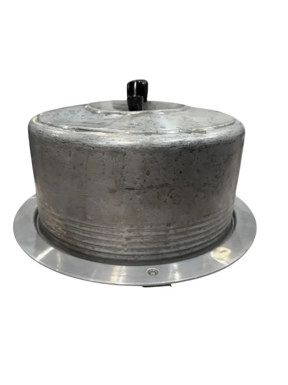 Vintage Regal Ware Aluminum Cake‎ Carrier with Lid & Locking Base USA